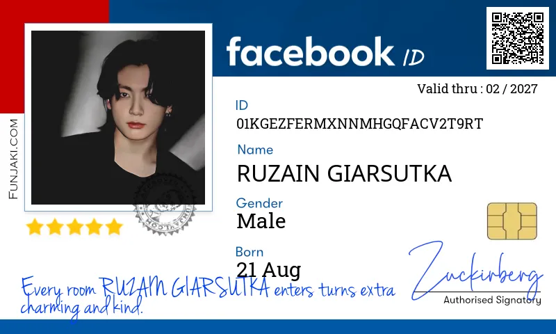 Facebook ID Card