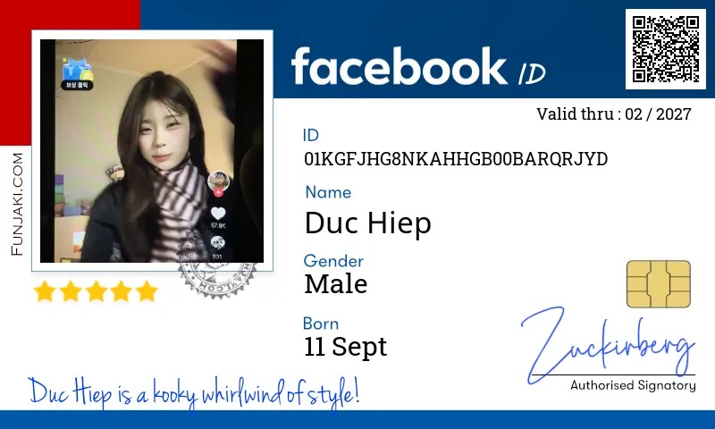 Facebook ID Card