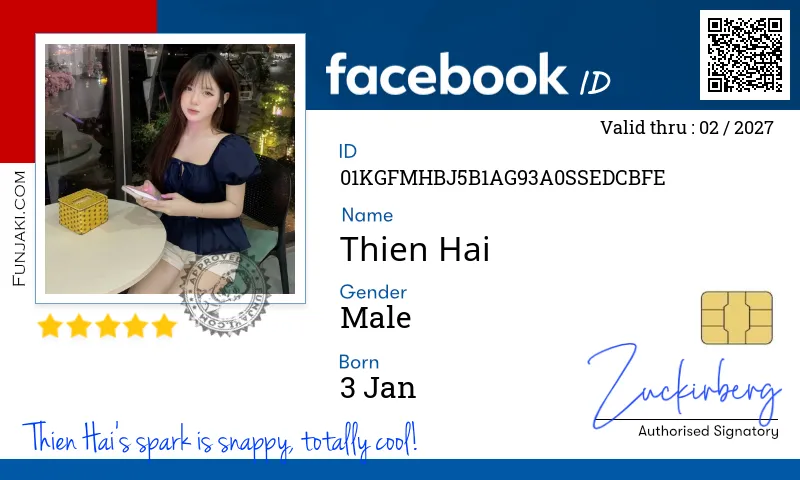 Facebook ID Card