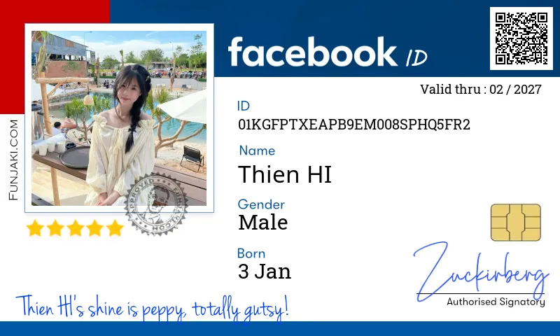 Facebook ID Card
