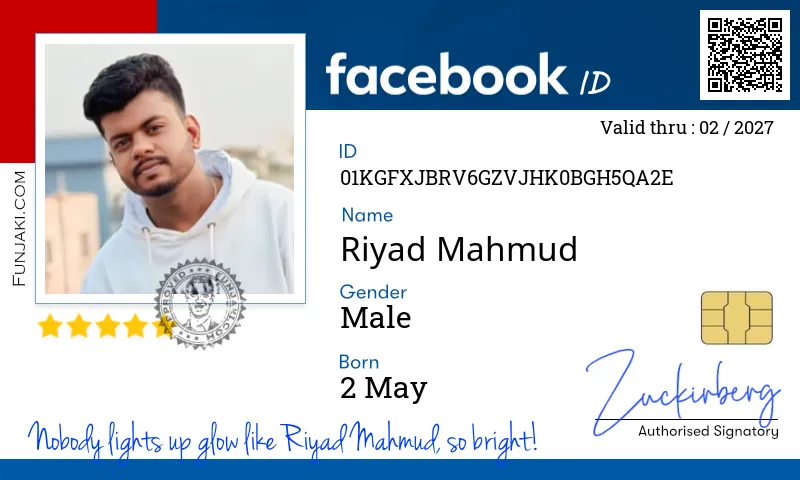 Facebook ID Card