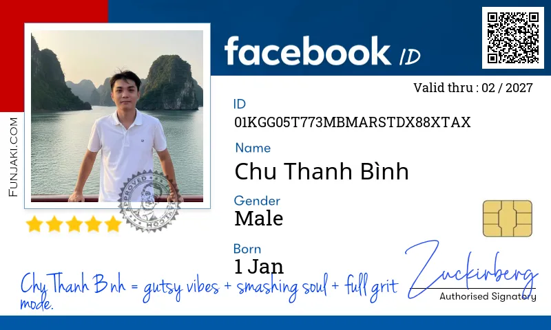 Facebook ID Card