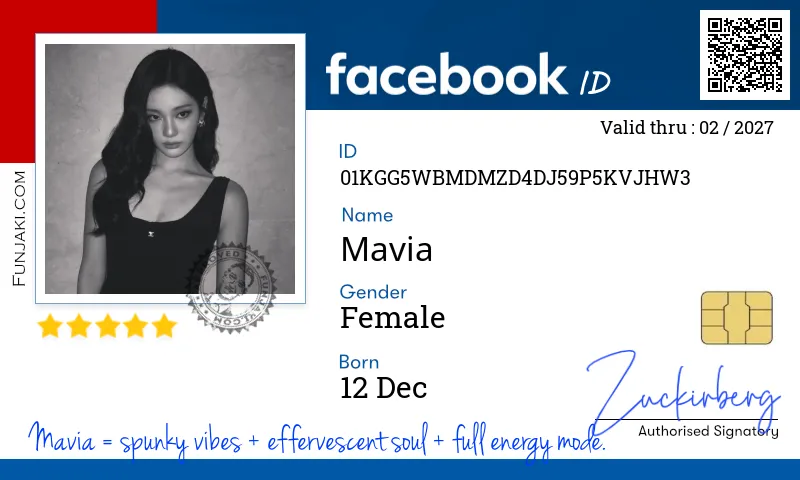 Facebook ID Card