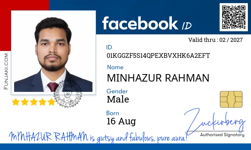 Facebook ID Card