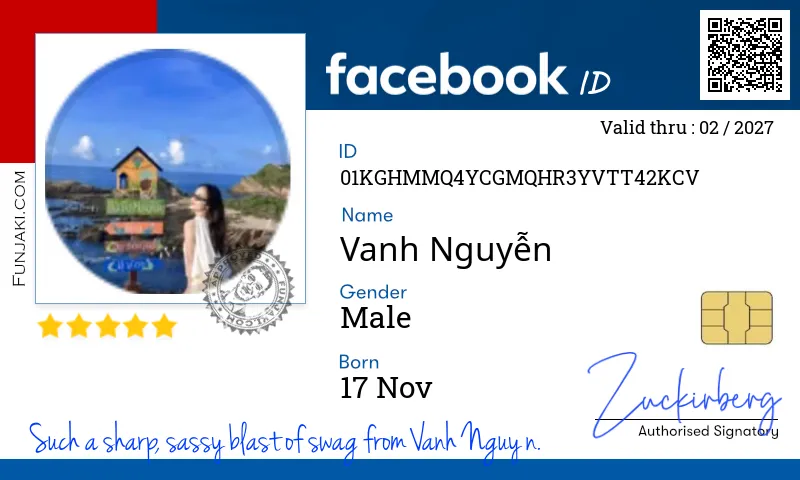 Facebook ID Card