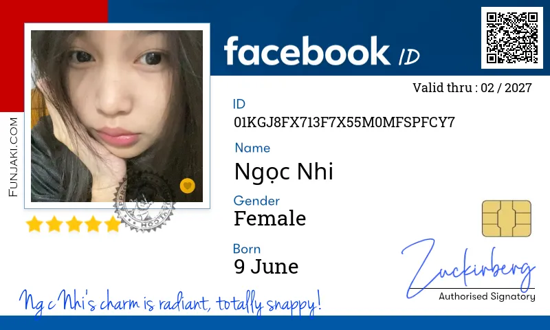 Facebook ID Card