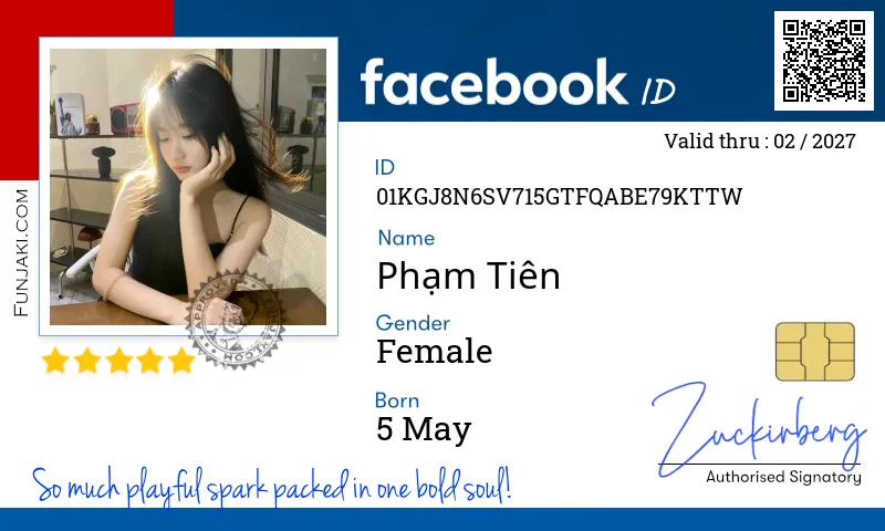 Facebook ID Card