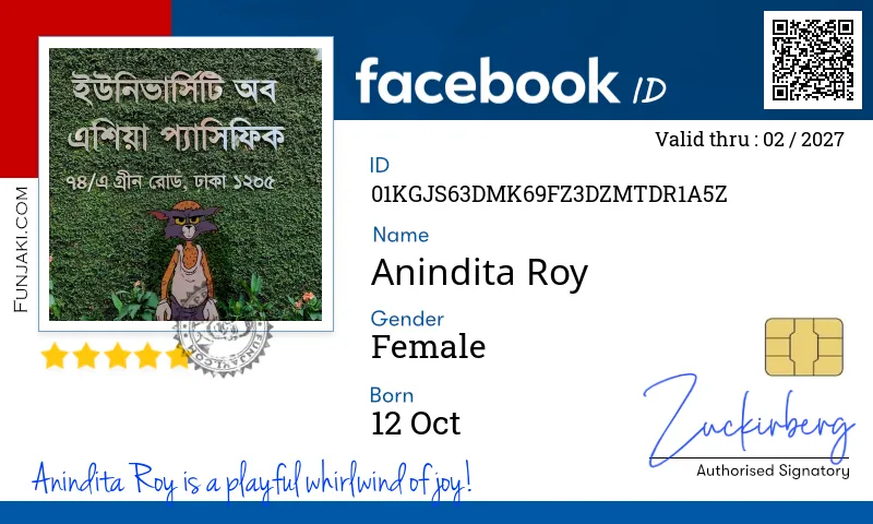 Facebook ID Card
