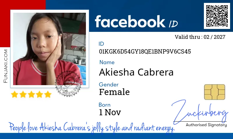 Facebook ID Card