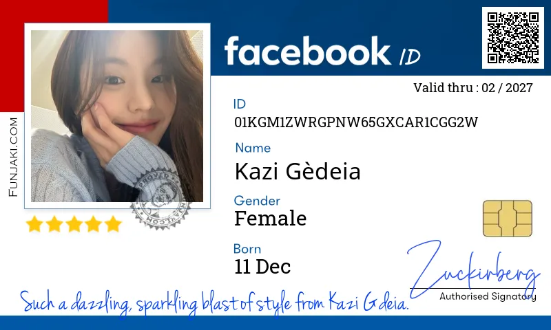 Facebook ID Card