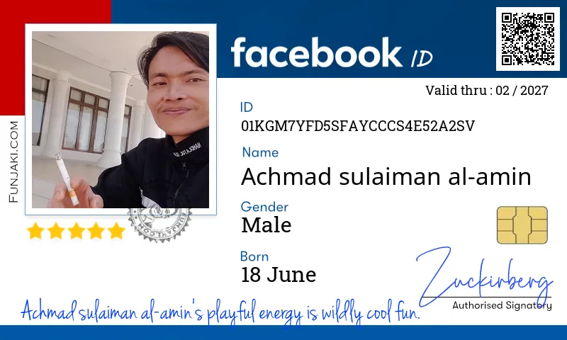 Facebook ID Card