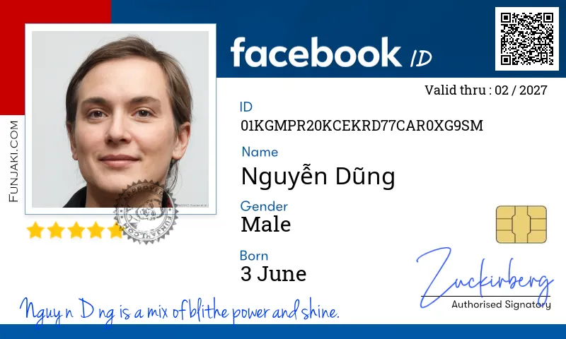 Facebook ID Card