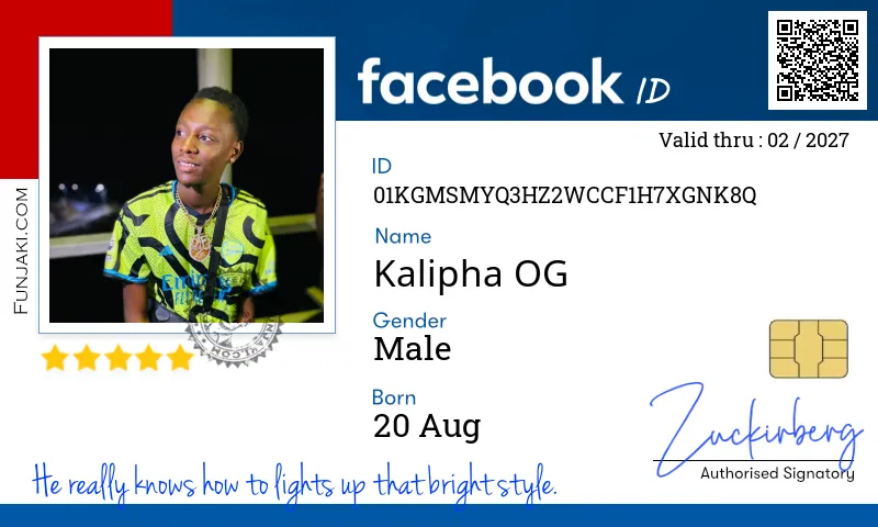 Facebook ID Card