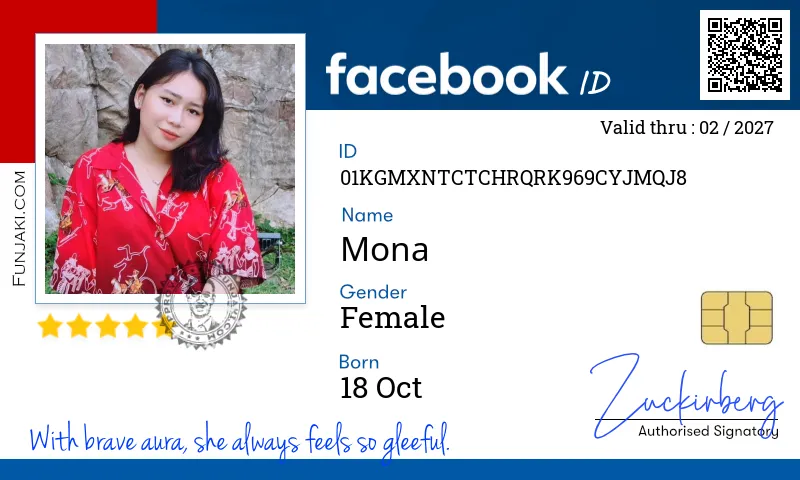 Facebook ID Card