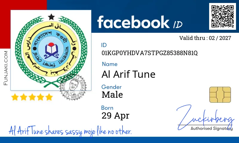 Facebook ID Card