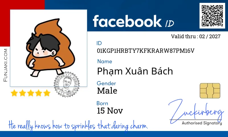 Facebook ID Card