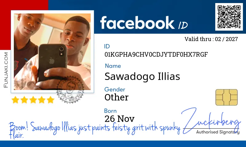 Facebook ID Card