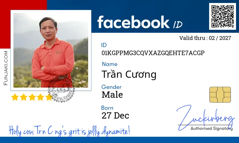 Facebook ID Card