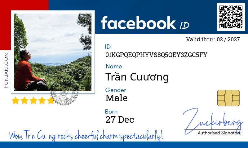 Facebook ID Card