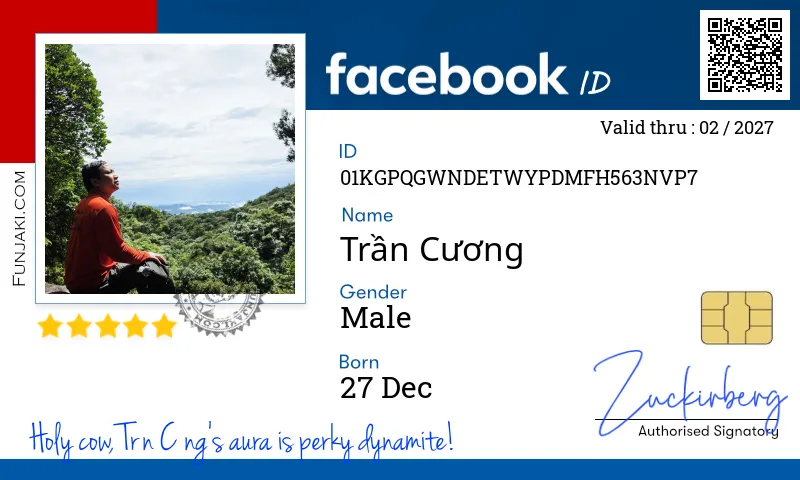 Facebook ID Card
