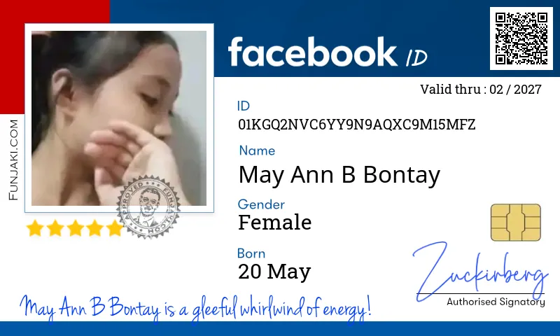 Facebook ID Card