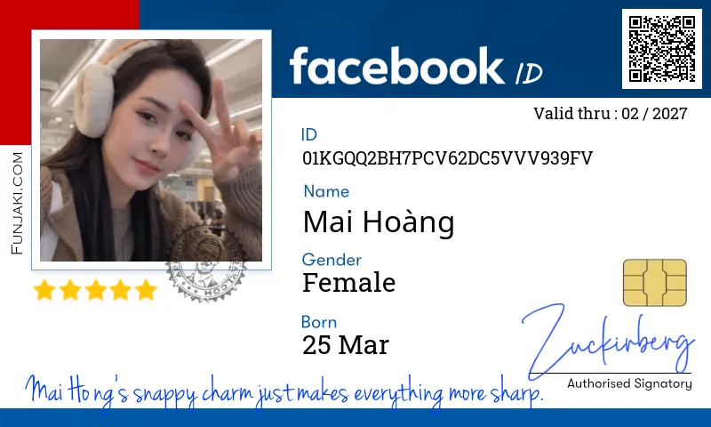 Facebook ID Card