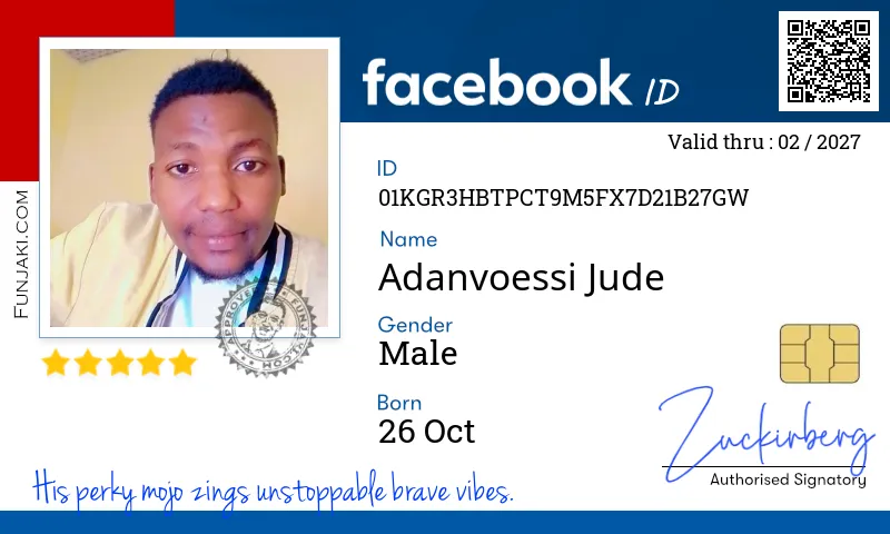 Facebook ID Card