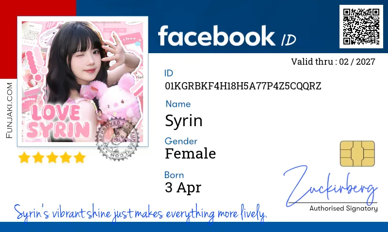 Facebook ID Card
