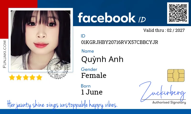 Facebook ID Card