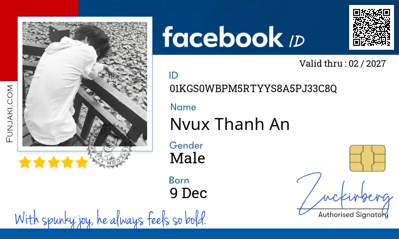 Facebook ID Card