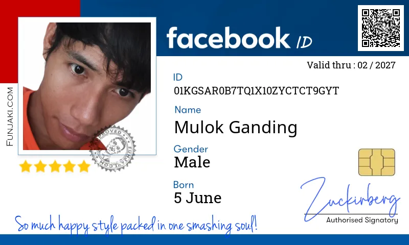 Facebook ID Card