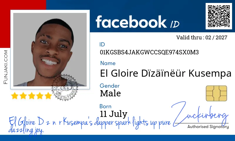 Facebook ID Card