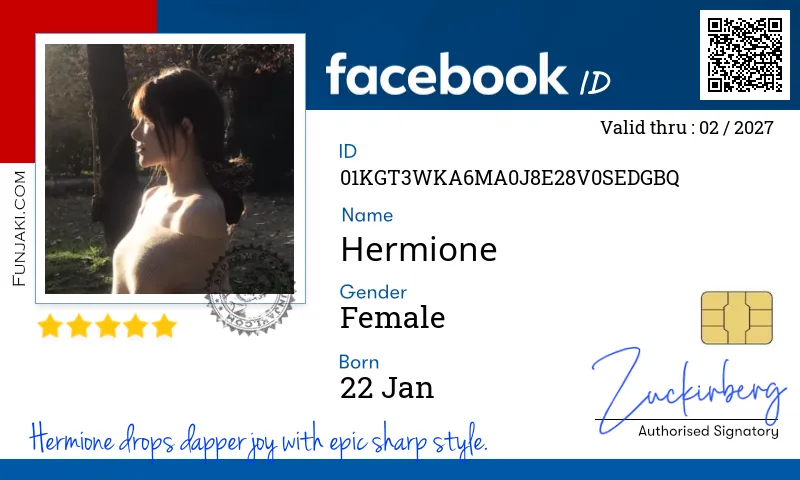 Facebook ID Card
