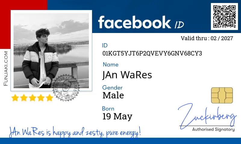 Facebook ID Card