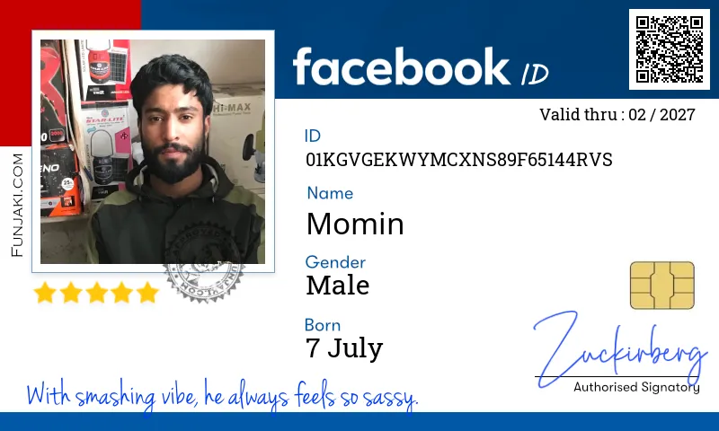 Facebook ID Card