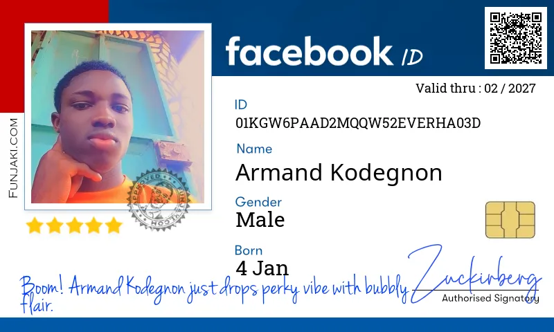 Facebook ID Card