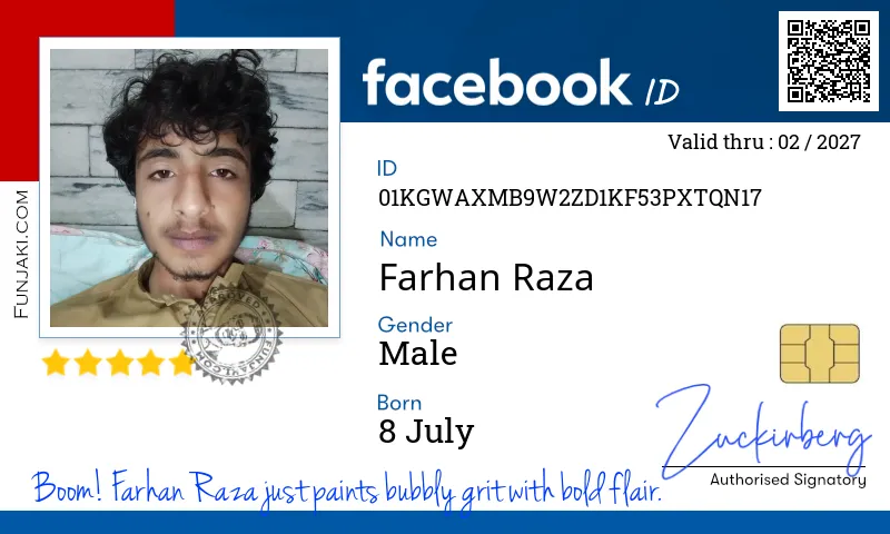 Facebook ID Card