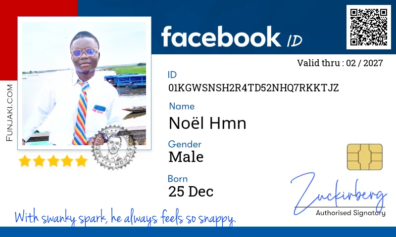 Facebook ID Card