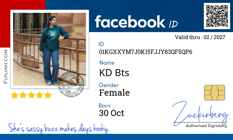 Facebook ID Card