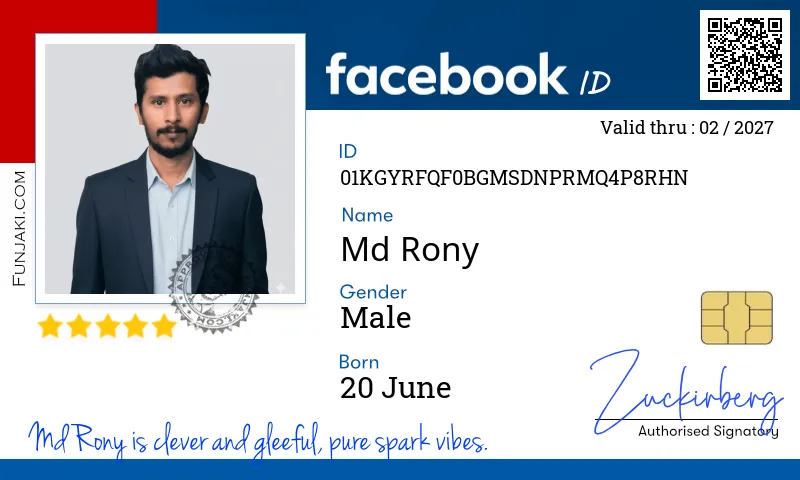Facebook ID Card