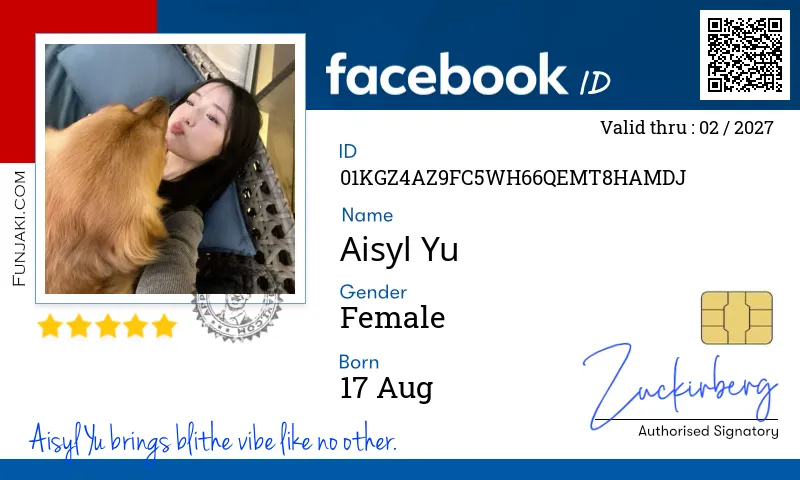 Facebook ID Card
