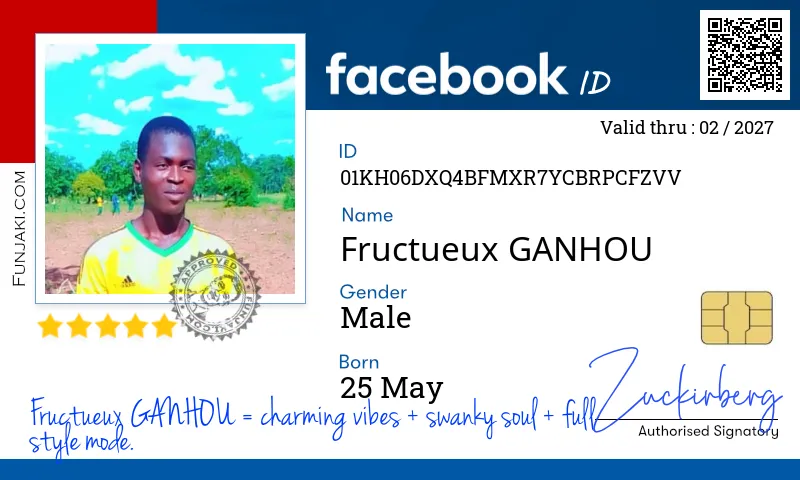 Facebook ID Card