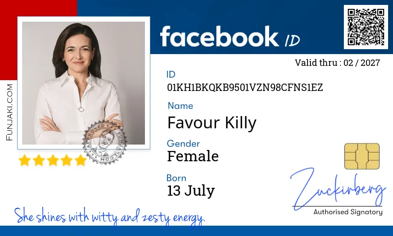Facebook ID Card