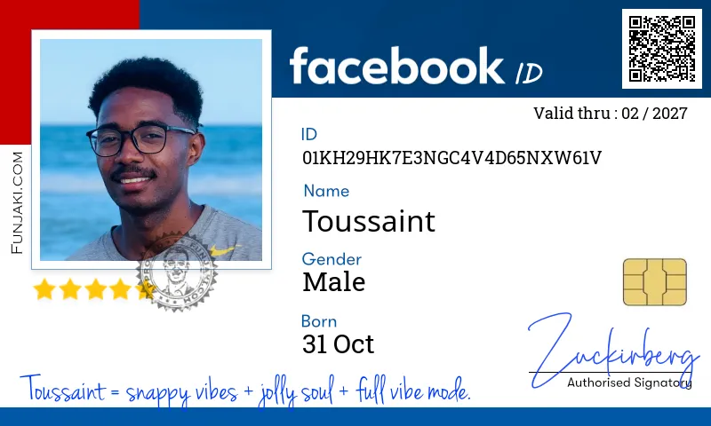 Facebook ID Card