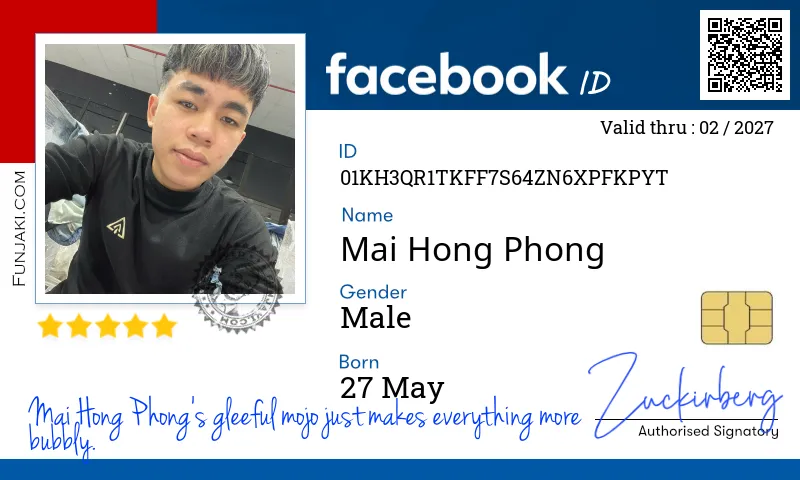 Facebook ID Card