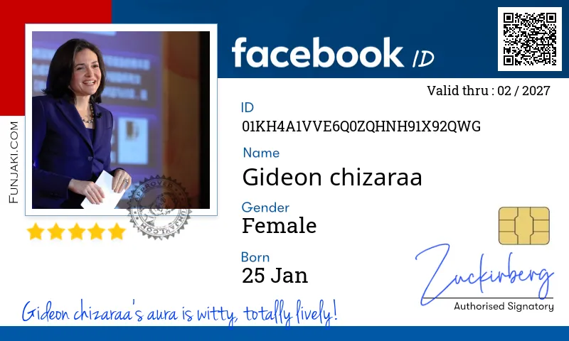 Facebook ID Card
