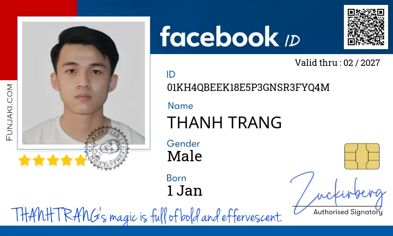 Facebook ID Card