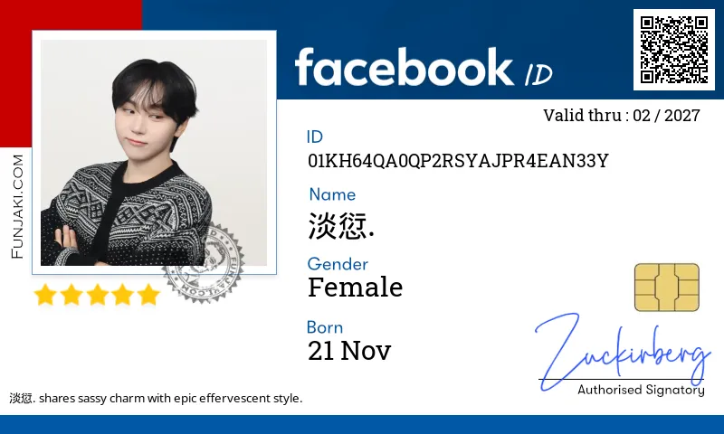Facebook ID Card