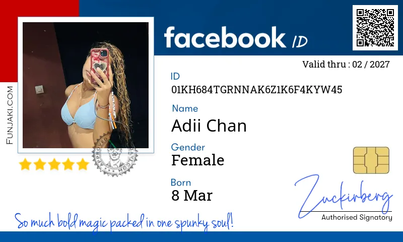Facebook ID Card