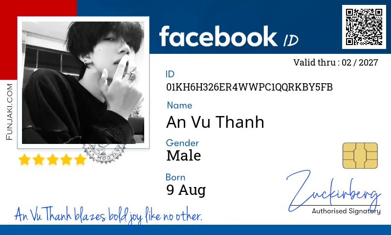 Facebook ID Card